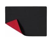 Коврик на стол 300x420 мм, черный/красный, двусторонний: сафьян/Soft Touch, Attache | OfficeDom.kz