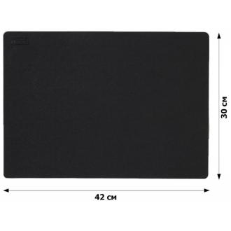 Коврик на стол 300x420 мм, черный/<wbr>красный, двусторонний: сафьян/<wbr>Soft Touch, Attache - Officedom (3)