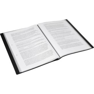 Папка файловая с 40 карманами, А4, KT-40/<wbr>07, корешок 25 мм, черный, Attache - Officedom (2)