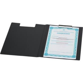 Папка-планшет с верхним прижимом, А4, пластик, черный, Attache - Officedom (4)