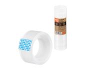 Лента клейкая 19мм х 10м, прозрачная, 35 мкм, Выбор есть | OfficeDom.kz