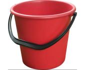 Ведро пластиковое 10 л, хозяйственное, красный | OfficeDom.kz