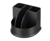 Подставка-органайзер, 5 отделений, черный, Выбор есть | OfficeDom.kz