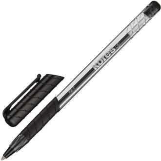 Ручка шариковая 0,5мм K2, черный, трехгранный корпус, Kores - Officedom (1)