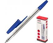 Ручка шариковая 0,5мм Economy Elementary, синий, прозрачный корпус, Attache | OfficeDom.kz