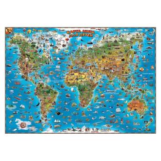 Карта детская "Карта мира", 137x97см (978-1-905502-70-7) - Officedom (1)