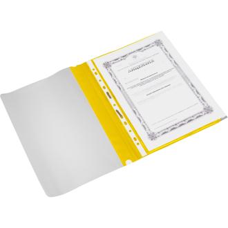 Папка-скоросшиватель, 10 шт, желтый, Attache - Officedom (3)