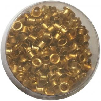 Люверсы для дырокола, 250 штук, диаметр 4,5 мм, золотистый, Attache - Officedom (1)