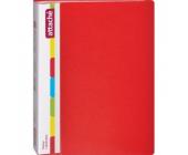 Папка файловая с 40 карманами, А4, KT-40/07, красный, Attache | OfficeDom.kz