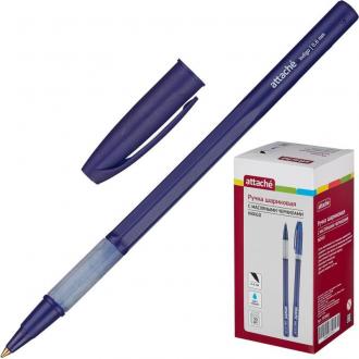Ручка шариковая 0,6мм Indigo, синий, с манжеткой, Attache - Officedom (1)