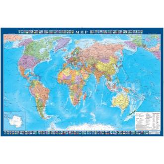 Карта Мира политическая, 1:34млн, 100х70см - Officedom (1)