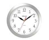Часы настенные Troyka 11170113, d-290 мм, серебристый | OfficeDom.kz