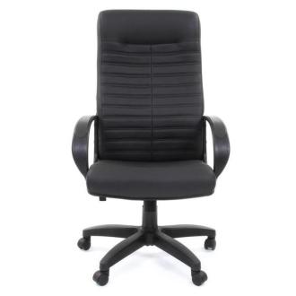 Кресло для руководителя Chairman 480 LT черный, искусственная кожа, пластик (разобранное) - Officedom (2)
