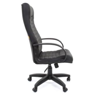 Кресло для руководителя Chairman 480 LT черный, искусственная кожа, пластик (разобранное) - Officedom (3)