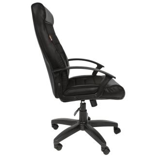 Кресло для руководителя Easy Chair 639 TPU черный, экокожа/<wbr>ткань, пластик - Officedom (3)