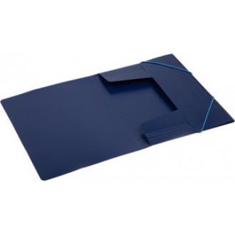 Папка для бумаг на эластичных резинках А4, Economy 045-PR-E, синий Attache - Officedom (2)