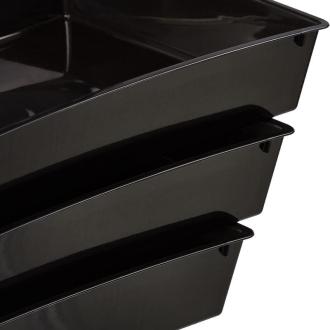 Лоток для документов, горизонтальный, черный, Attache Economy Офис Класс - Officedom (3)