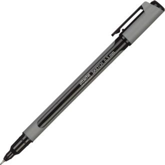 Ручка линер 0,5мм, корпус soft touch, черный, Attache Selection Sketch - Officedom (3)