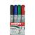 Набор маркеров для флипчартов, круглый наконечник, 3 мм, 4 цвета, Kores XF1 21344 - Officedom (1)