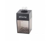 Скрепочница магнитная Attache с металл. скрепками 28 мм, черный | OfficeDom.kz