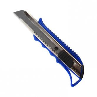 Нож канцелярский Attache18 мм, с фиксатором и металлическими направляющими - Officedom (1)