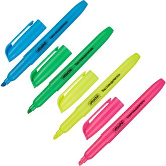 Набор маркеров текстовых, 1-3,9 мм, 4 цвета, Attache - Officedom (3)