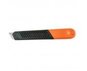 Нож канцелярский Альфа 18 мм, с фиксатором, оранжевый | OfficeDom.kz
