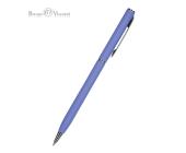 Ручка шариковая автом. 0,7мм Palermo, синий, фиолетовый мет.корпус, BrunoVisconti 20-0250/11 | OfficeDom.kz