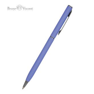 Ручка шариковая автом. 0,7мм Palermo, синий, фиолетовый мет.корпус, BrunoVisconti 20-0250/<wbr>11 - Officedom (1)