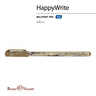Ручка шариковая 0,5мм HappyWrite.Военный паттерн.Оружие, синий, Bruno Visconti 20-0215/<wbr>32 - Officedom (2)