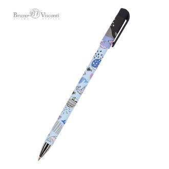 Ручка шариковая 0,5мм HappyWrite.Друзья.Киты, синий, Bruno Visconti 20-0215/<wbr>37 - Officedom (1)