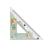 Треугольник пластиковый HappyGraphix.Девочка и кролик, 10 см, 45°, Bruno Visconti 45-0019/<wbr>02 - Officedom (2)