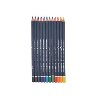 Карандаши цветные акварельные, 12 цветов, в металлической коробке, Sketch&Art, BrunoVisconti 30-0044 - Officedom (3)