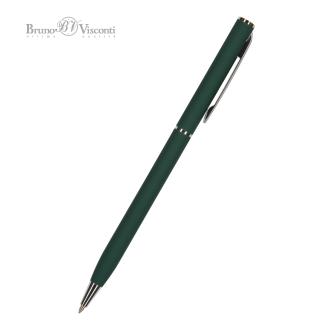 Ручка шариковая автом. 0,7мм Palermo, синий, зеленый мет.корпус, BrunoVisconti 20-0250/<wbr>03 - Officedom (1)
