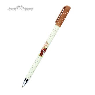 Набор ручка шариковая 0,5мм HappyWrite+карандаш ч/<wbr>г HB Щенок с букетом, 20-0157-21-0030/<wbr>06 - Officedom (2)