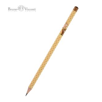 Набор ручка шариковая 0,5мм HappyWrite+карандаш ч/<wbr>г HB Щенок с букетом, 20-0157-21-0030/<wbr>06 - Officedom (4)