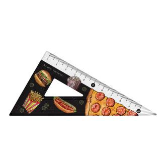 Треугольник пластиковый HappyGraphix.Гамбургер, 10 см, 30°, Bruno Visconti 45-0018/<wbr>04 - Officedom (2)