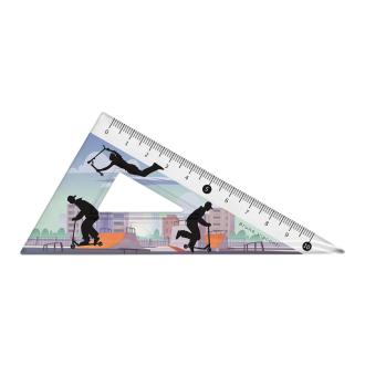 Треугольник пластиковый HappyGraphix.Самокаты, 10 см, 30°, Bruno Visconti 45-0018/<wbr>03 - Officedom (2)