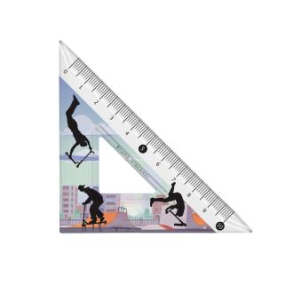 Треугольник пластиковый HappyGraphix.Самокаты, 10 см, 45°, Bruno Visconti 45-0019/<wbr>03 - Officedom (2)