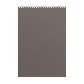 Блокнот на спирали А4, 60л., клетка, OFFICE, серый, Альт 61360 - Officedom (1)