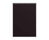 Блокнот на спирали А4, 60л., клетка, OFFICE, черный, Альт 61361 | OfficeDom.kz