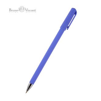 Ручка шариковая 0,5мм SlimWrite Joy, синий, фиолетовый корпус, под персонализацию, 19-0053/<wbr>1 - Officedom (1)