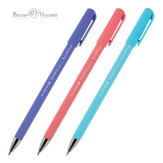 Ручка шариковая 0,5мм SlimWrite.JOY, синий, Bruno Visconti 20-0053 - Officedom (1)