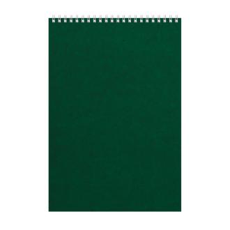 Блокнот на спирали А4, 60л., клетка, OFFICE, зеленый, Альт 61351 - Officedom (1)