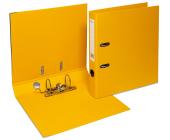 Папка-регистратор, А4, 50 мм, ПВХ/ПВХ, желтый, Forpus | OfficeDom.kz