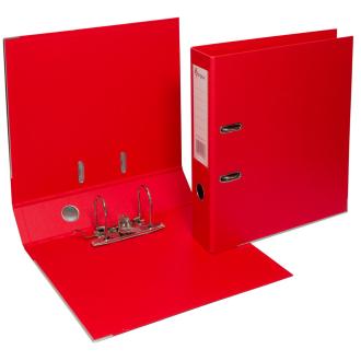 Папка-регистратор А4 с бок. карман, 70 мм, красный - Officedom (1)