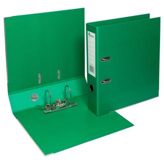Папка-регистратор, А4, 70 мм, ПВХ/<wbr>ПВХ, зеленый, Forpus - Officedom (1)