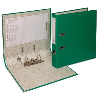 Папка-регистратор, А4, 50 мм, ПВХ/<wbr>бумага, зеленый, Forpus Eco - Officedom (1)