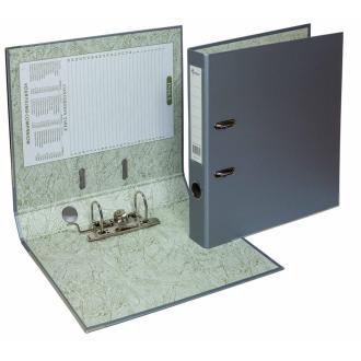 Папка-регистратор, А4, 50 мм, ПВХ/<wbr>бумага, серый, Forpus Eco - Officedom (1)
