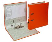 Папка-регистратор "Eco" А4 с бок. карманом, 50мм, оранжевый | OfficeDom.kz